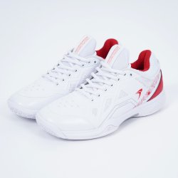 UNISEX Badmintonsko - Flypower HRUSANGKALI White/Red