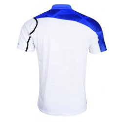 Badminton Polo - White &amp; Blue Kids