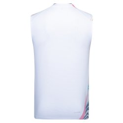 MEN'S Badminton Tank Top - Side Effect White