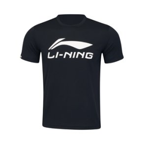WOMEN'S Badminton T-shirt - Logo Black