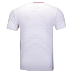 MEN'S Badminton T-shirt - Strong Game White