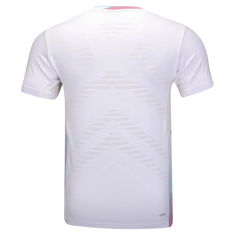 MEN'S Badminton T-shirt - Strong Game White